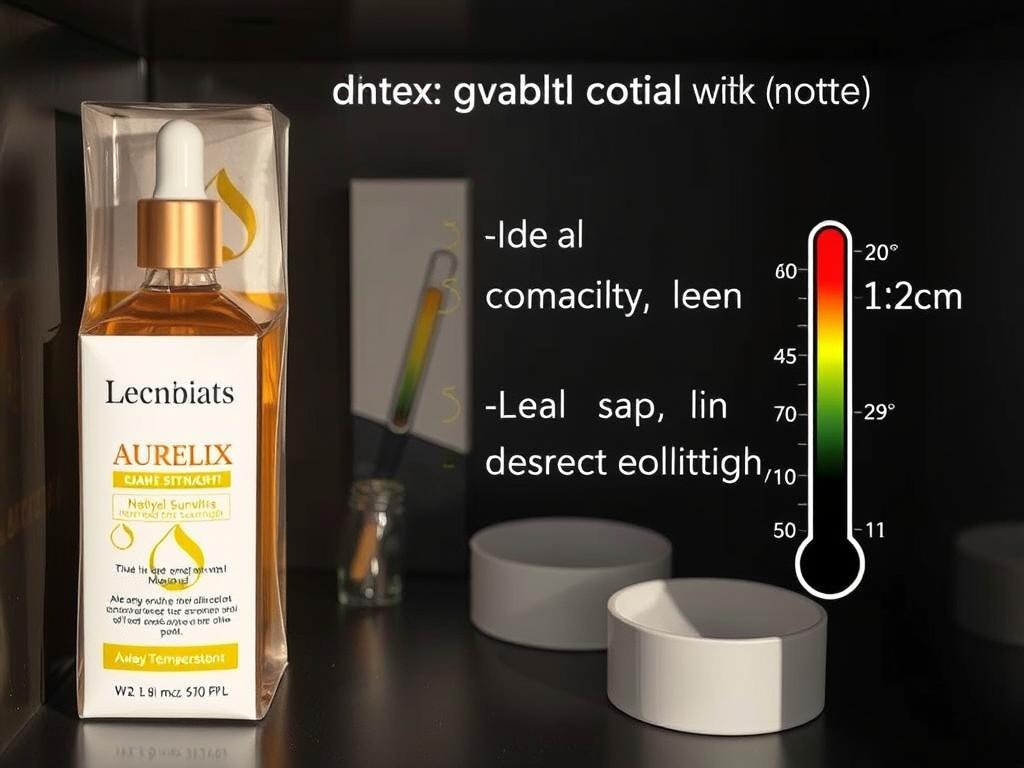 Prawidłowe przechowywanie Aurelix Oil