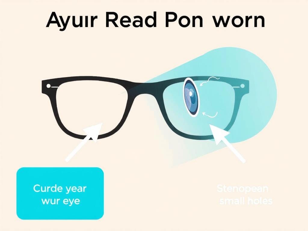 Schemat działania okularów Ayur Read Pro