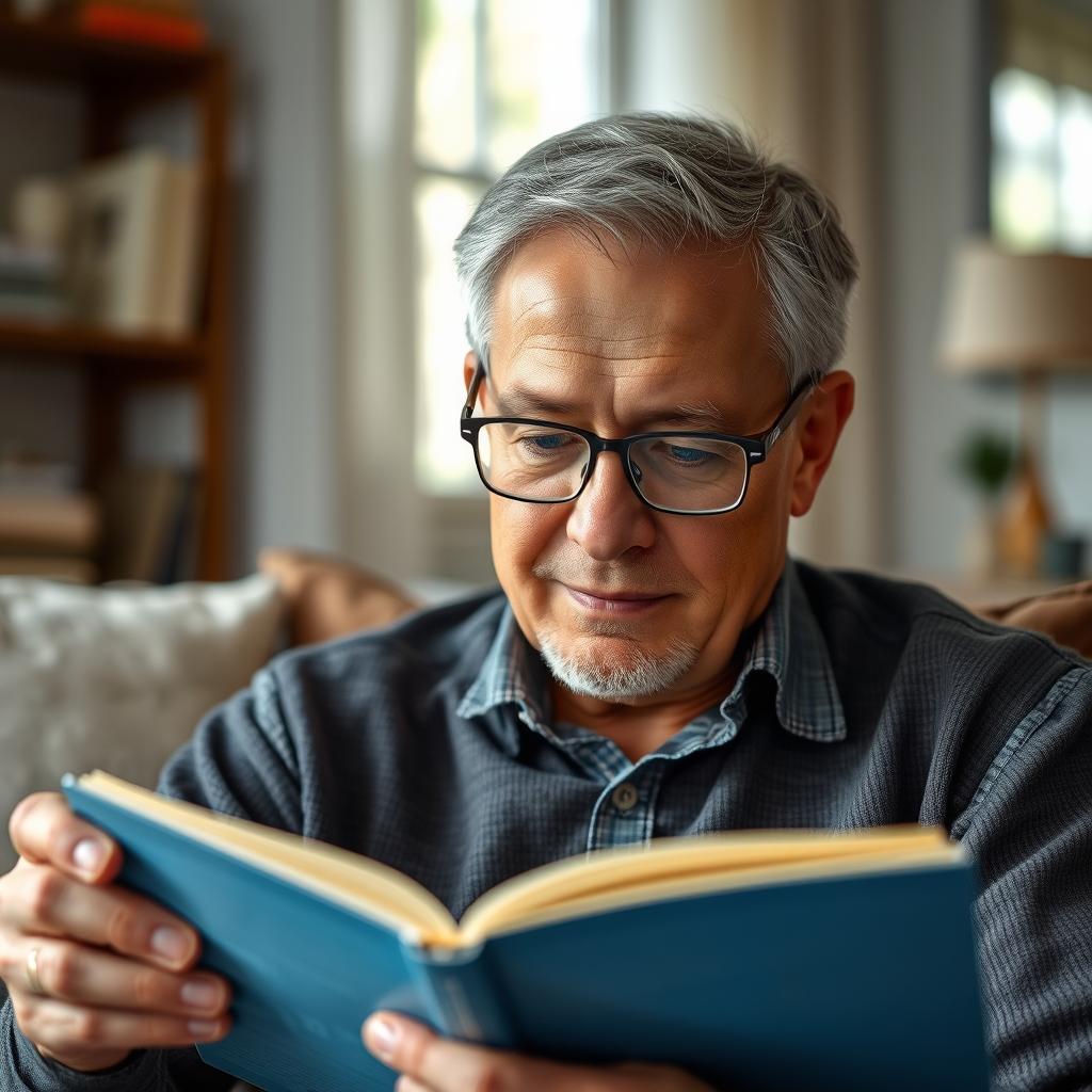 Osoba z krótkowzrocznością używająca Ayur Read Pro