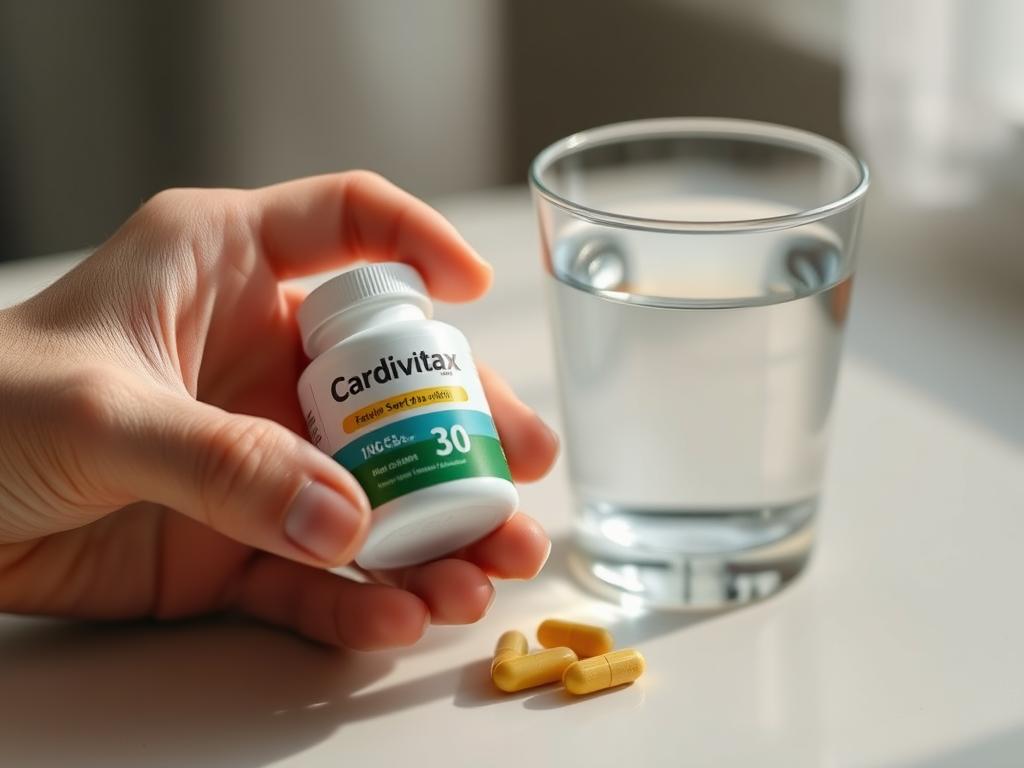 Proper way to take Cardivitax supplement with water