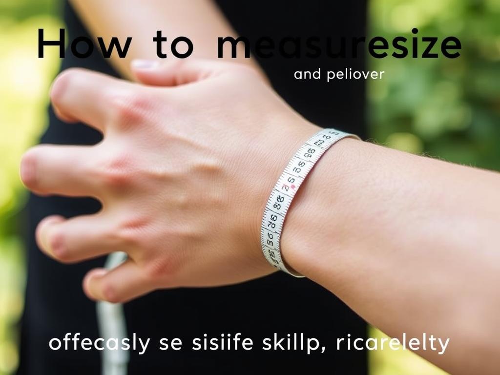 Instrukcja pomiaru nadgarstka do bransoletki Dragon Pattern