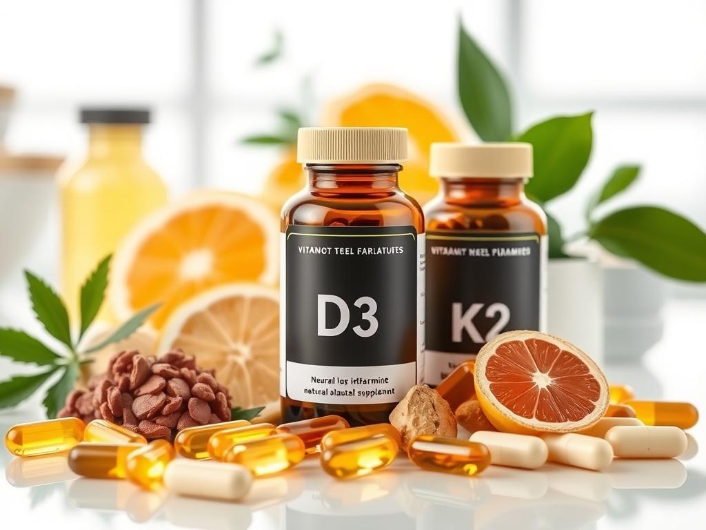 Witaminy C, D3 i K2 w Flexoni