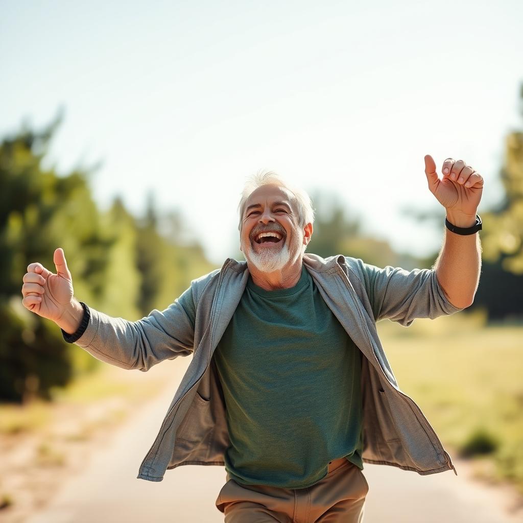 Mężczyzna pełen energii i witalności po zastosowaniu Formelan