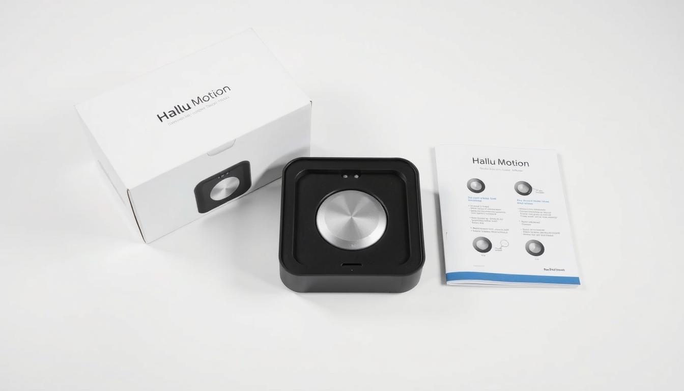 Hallu Motion w opakowaniu z instrukcją