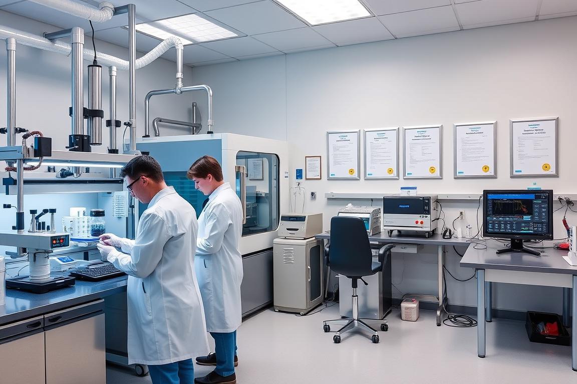 Laboratorium producenta Liposivin z certyfikatami jakości