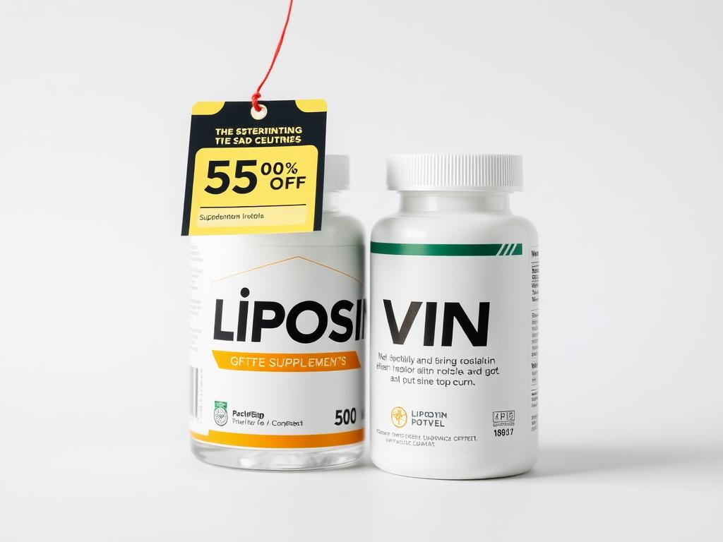 Opakowanie suplementu Liposivin z promocyjną ceną