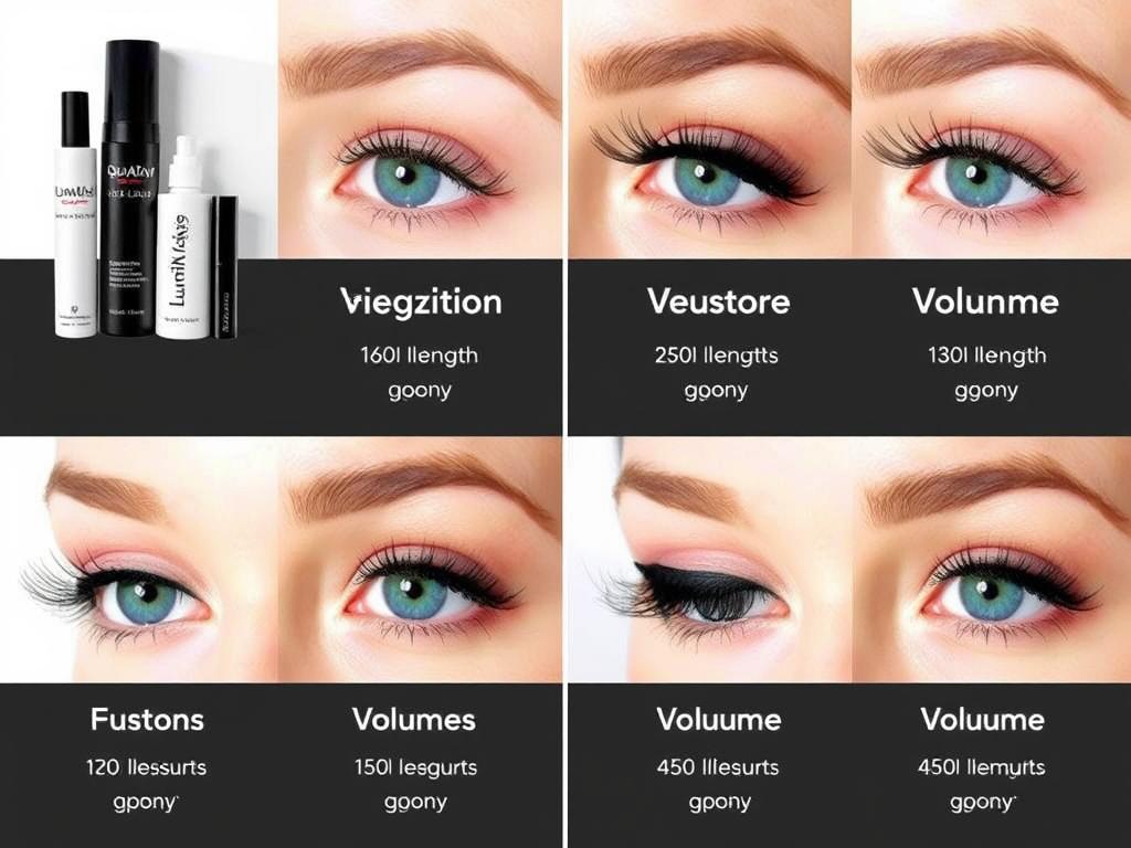 Porównanie efektów LumixLash z innymi produktami do rzęs