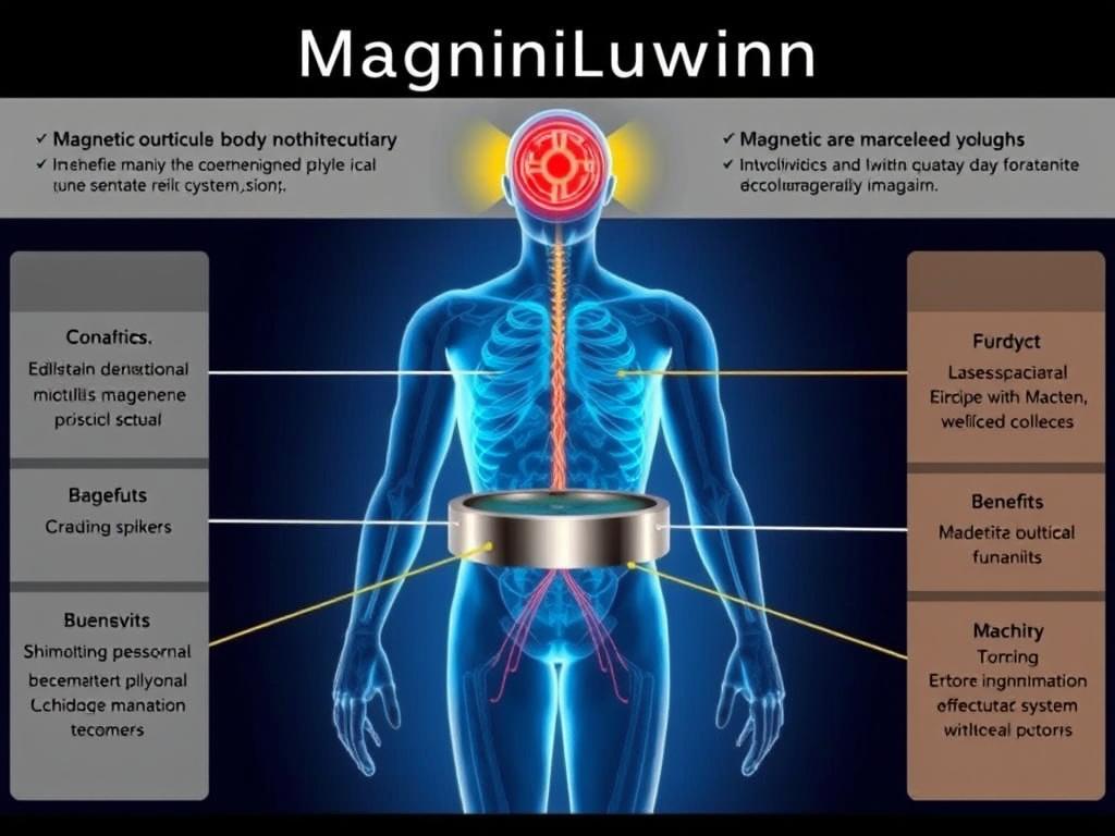Diagram pokazujący działanie MagniLumin na organizm