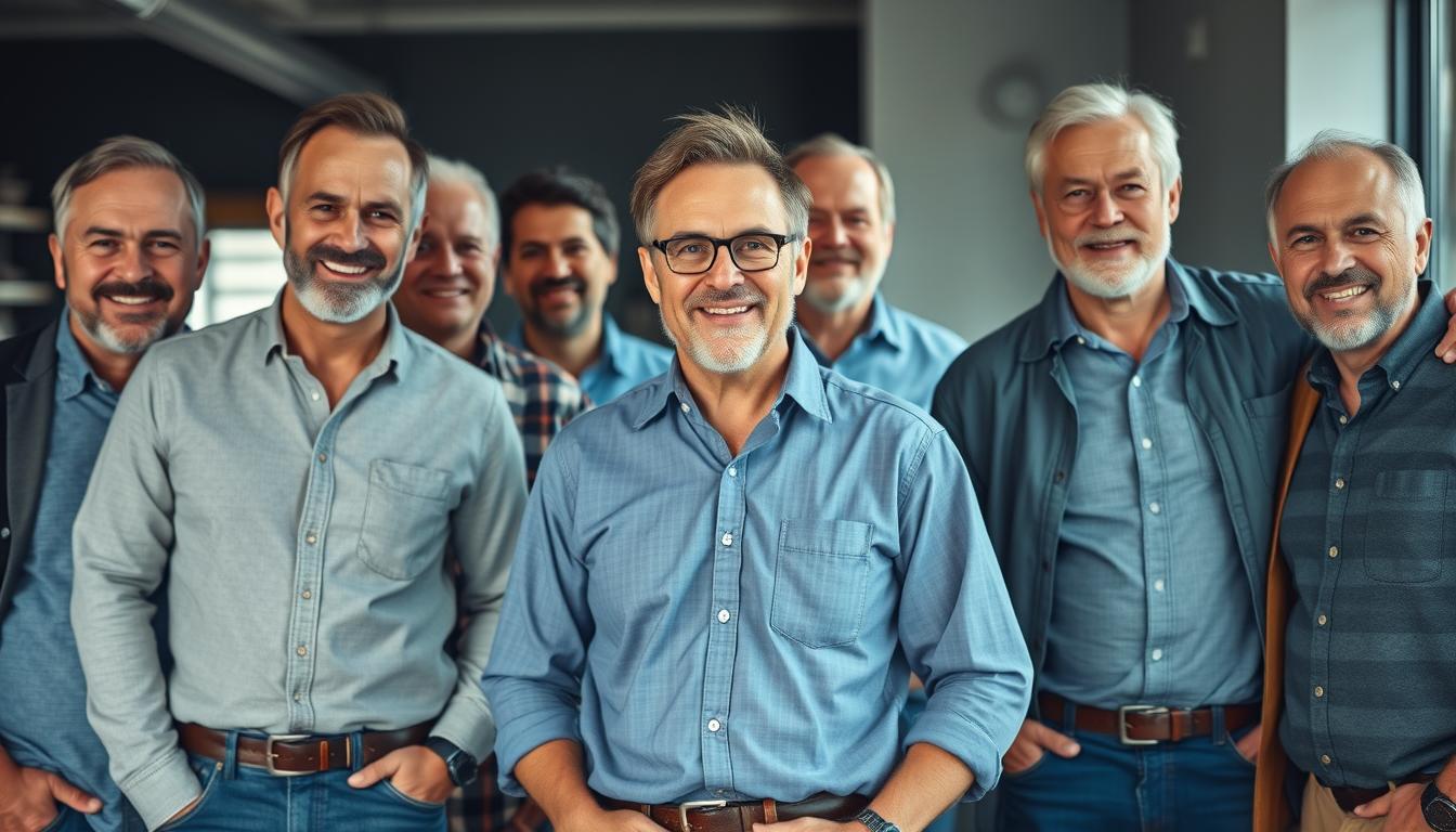 Różne grupy mężczyzn, dla których przeznaczony jest Manutrill Max