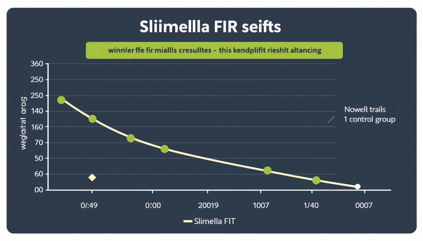 Wykres pokazujący wyniki badań klinicznych Slimella FIT