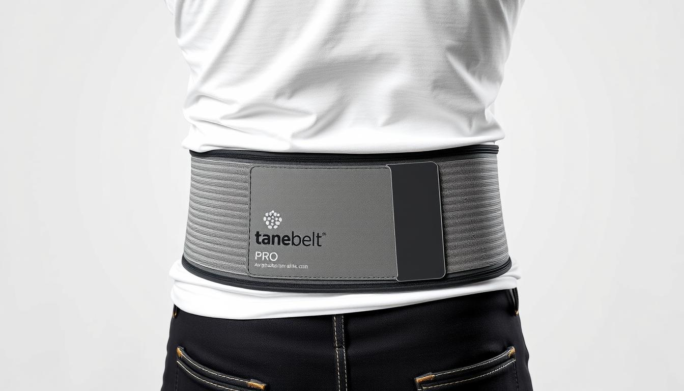 Tanebelt Pro - magnetyczny pas terapeutyczny na plecach osoby