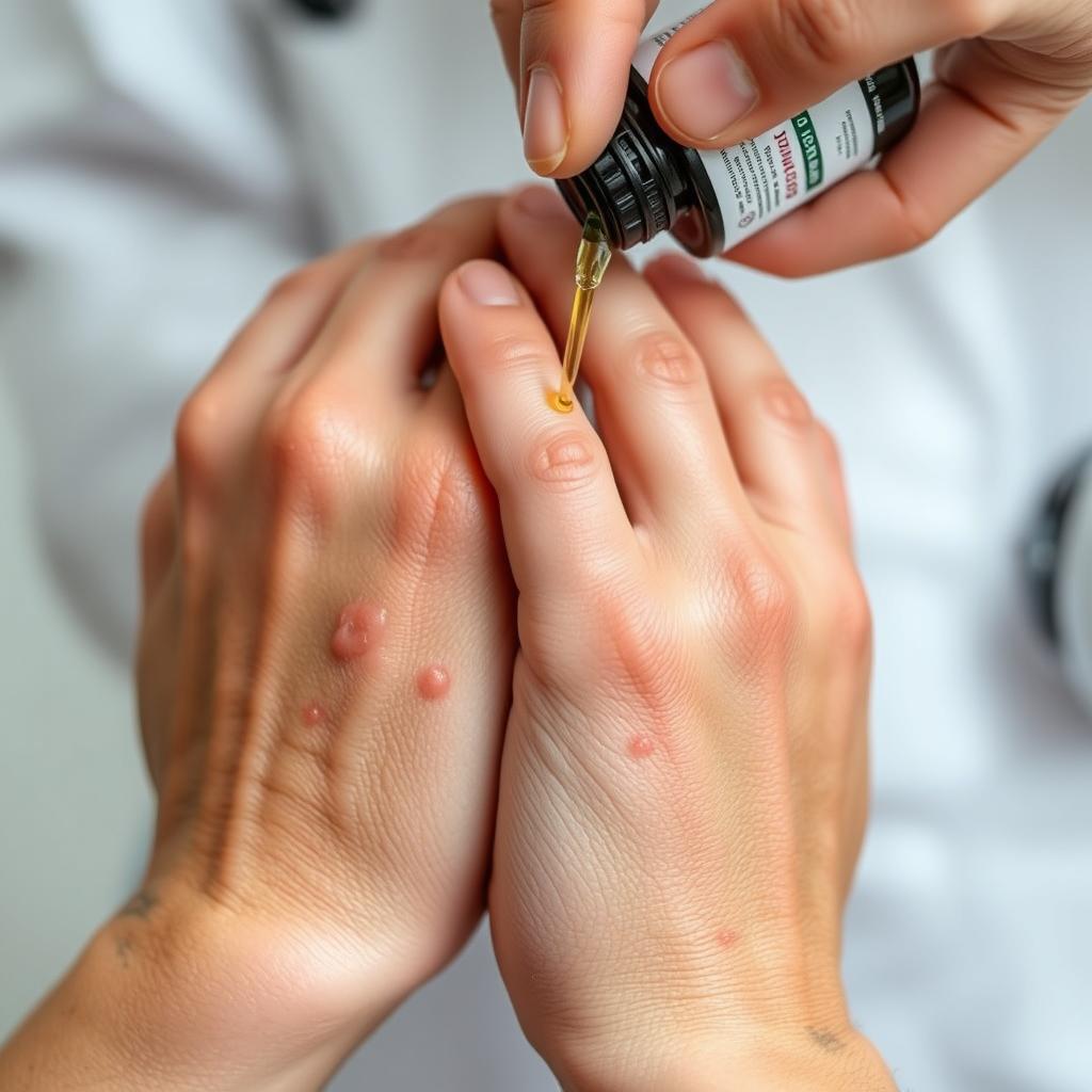 Zastosowanie Woortie Oil przy brodawkach zwykłych